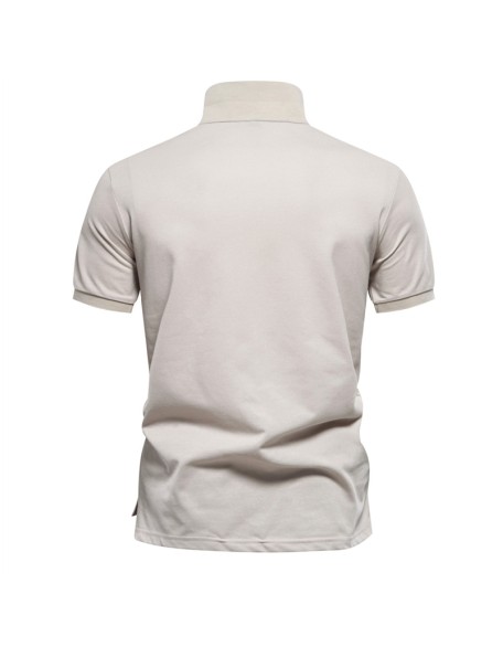 Printed POLO shirt business casual men's lapel gradient color cotton T-shirt