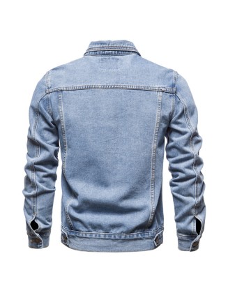 Men's Jacket Cotton Fashion Casual Slim Denim Jacket