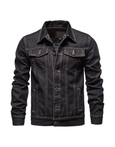 Men's Jacket Cotton Fashion Casual Slim Denim Jacket
