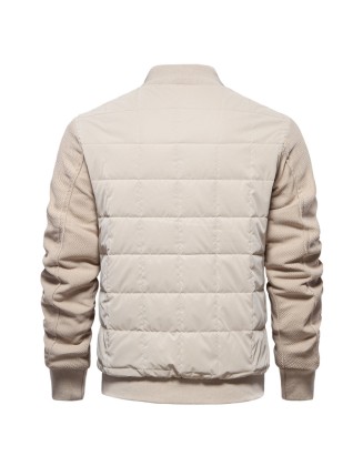 Jacket Men's Jacket Casual Fashion American Patchwork Men's Tops