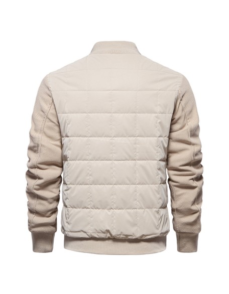 Jacket Men's Jacket Casual Fashion American Patchwork Men's Tops