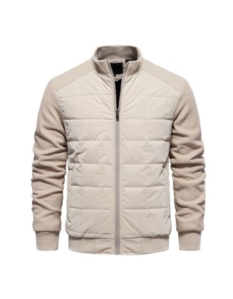 Jacket Men's Jacket Casual Fashion American Patchwork Men's Tops