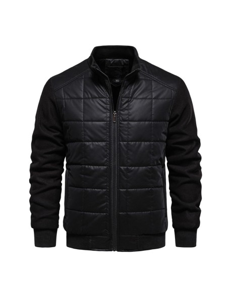 Jacket Men's Jacket Casual Fashion American Patchwork Men's Tops