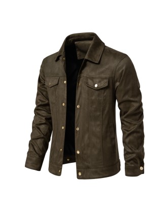 Men's Lapel Jacket Casual Coat Fashion Men's Tops